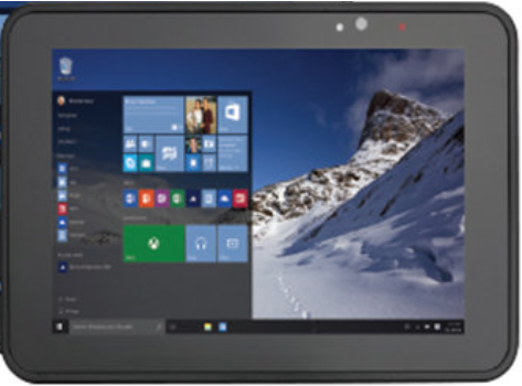 A tablet with a screen showing a snow covered mountain AI-generated content may be incorrect.