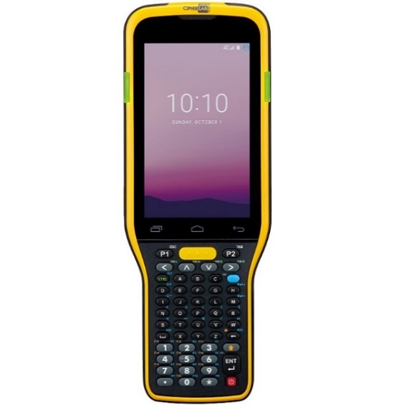 A yellow and black handheld device AI-generated content may be incorrect.